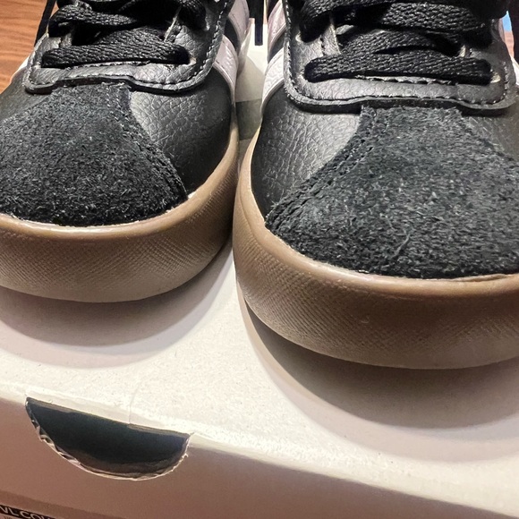 adidas Kids Black and White Sneakers - Picture 2 of 8